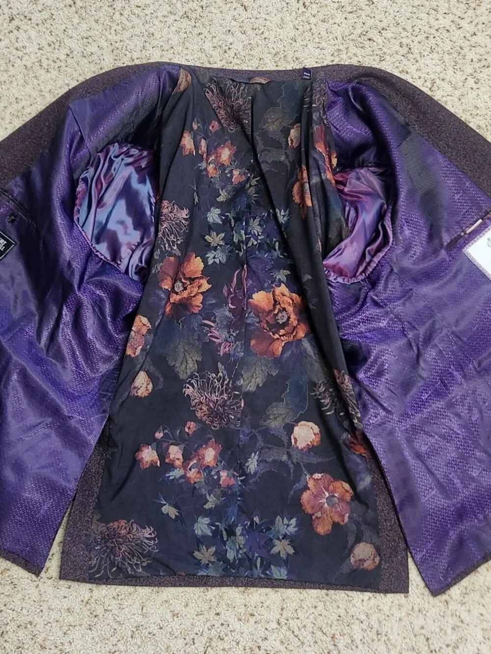 Robert Graham sport coat 52R wool silk tweed